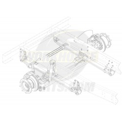 W0005644  -  Bar - Front Stabilizer, 2.5" Square